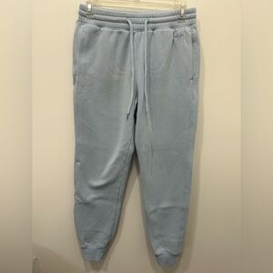 Hollister Baby Blue Joggers Women’s XS Tapered Leg Sweatpants Cozy Drawstring